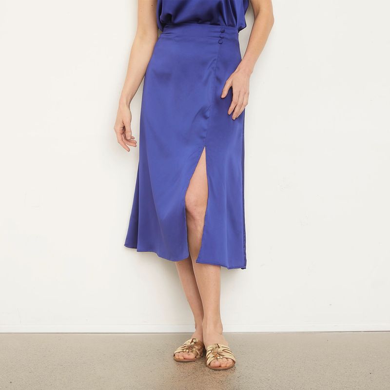 S COCCI - Falda Midi De Fiesta Mujer S Cocci