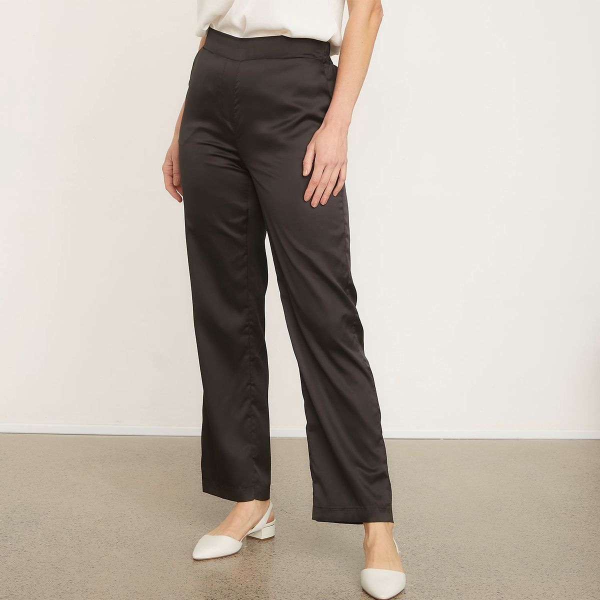 S COCCI - Pantalon Mom Tiro Alto Fiesta Mujer Stefano Cocci