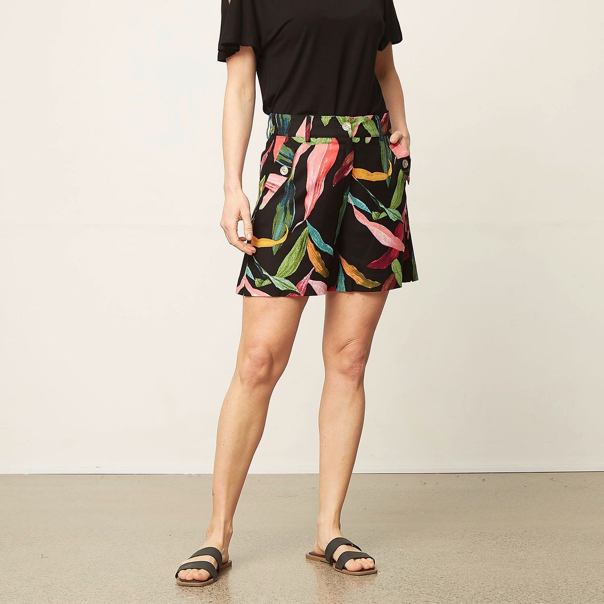 S COCCI - Short Lino Mujer Stefano Cocci