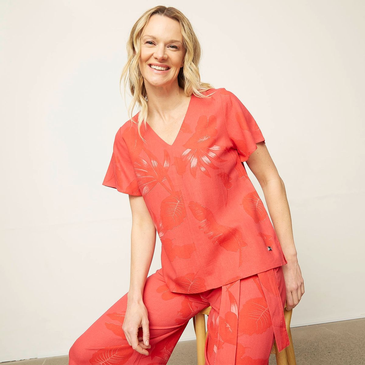 S COCCI - Blusa Manga Corta Mujer S. Cocci