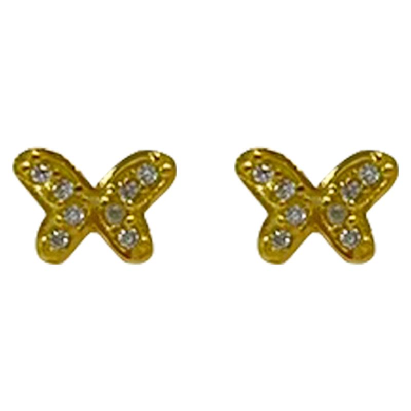 FIGAL ALTA JOYERIA - Aros Oro 18K Mariposa Mujer Figal Alta Joyeria