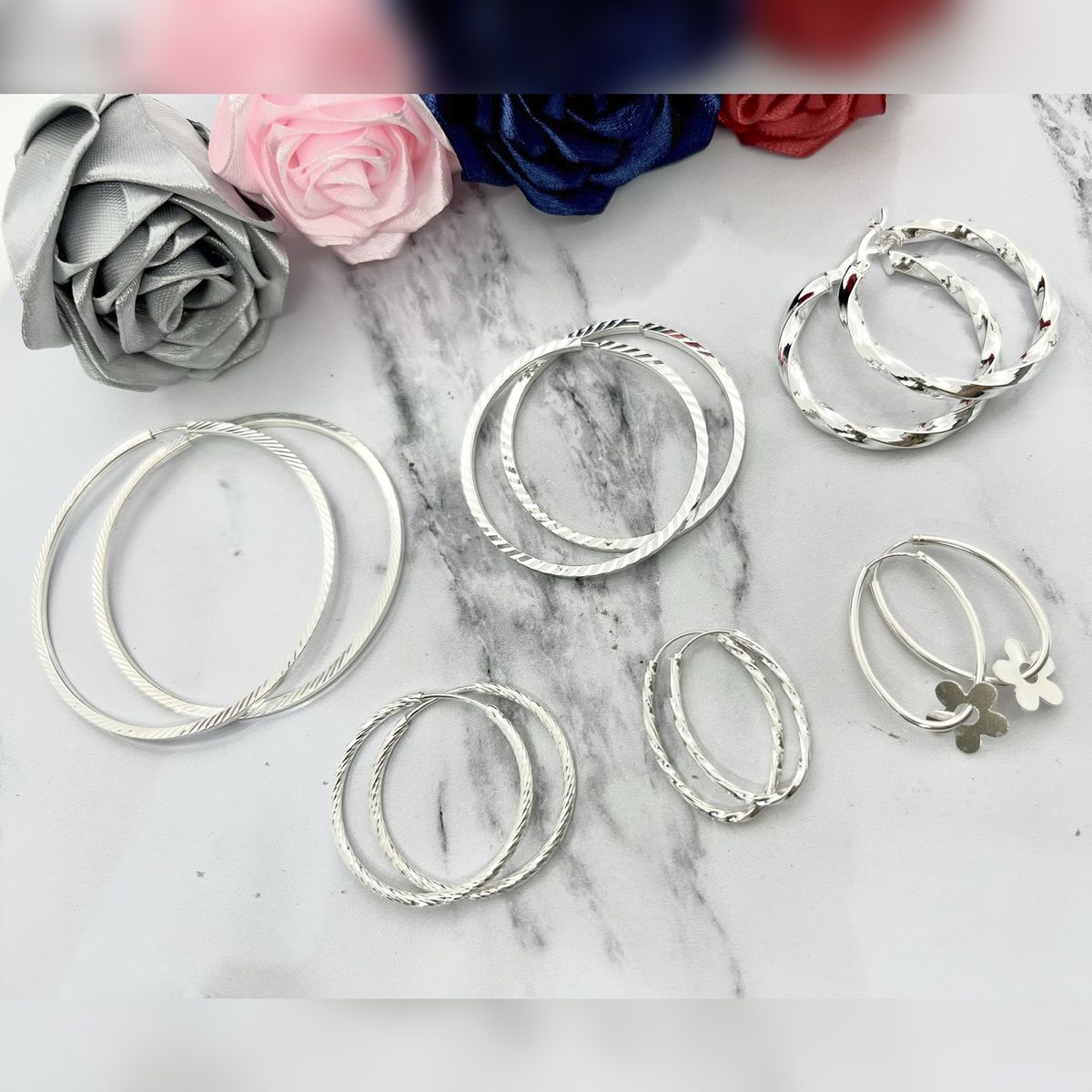FIGAL ALTA JOYERIA - Aros Plata 925 Argolla Espiral Mujer Figal Alta Joyeria