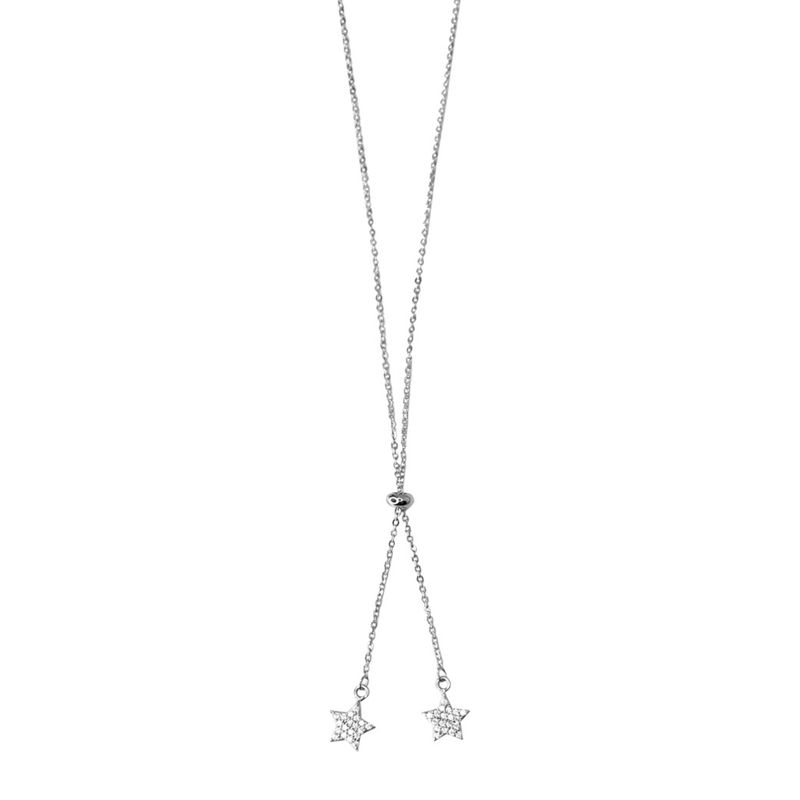 FIGAL ALTA JOYERIA - Collar Pendulo Estrella Doble Mujer Figal Alta Joyeria