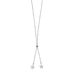 FIGAL ALTA JOYERIA - Collar Pendulo Estrella Doble Mujer
