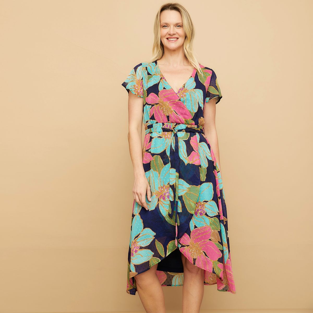 S COCCI - Vestido Midi Mujer Stefano Cocci