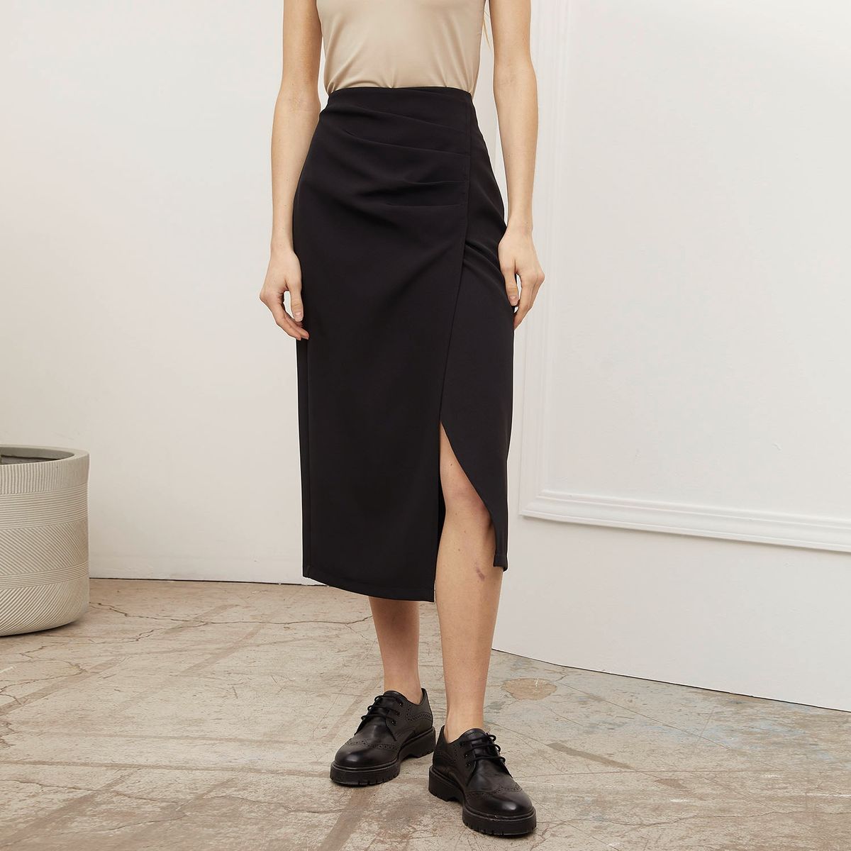 BASEMENT - Falda Midi Mujer Basement