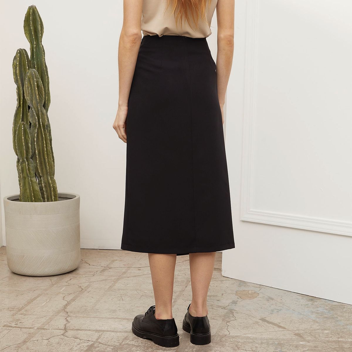 BASEMENT - Falda Midi Mujer Basement