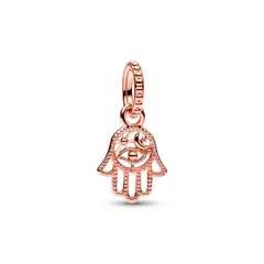 PANDORA - Colgante Rose Hamsa Mano Protectora Mujer