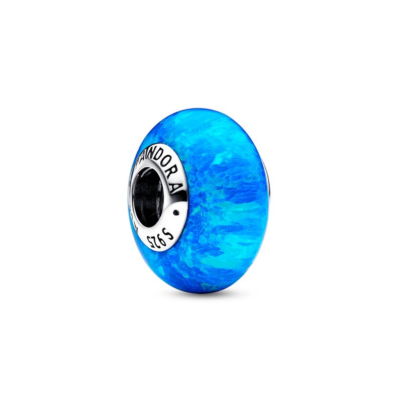 PANDORA - Charm Océano Opalescente Azul Profundo​ De Plata Mujer Pandora