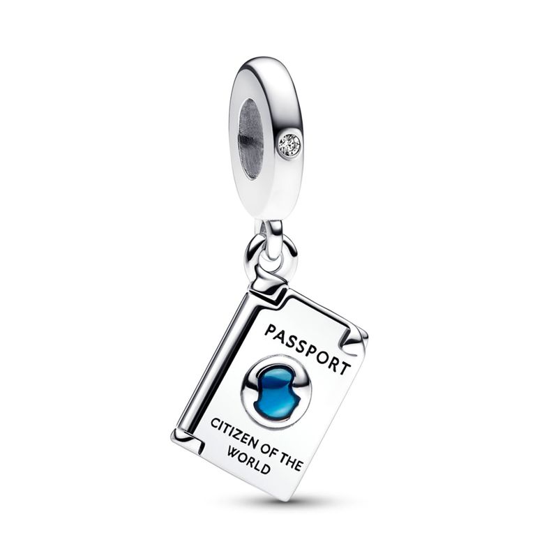 PANDORA - Charm Colgante Pasaporte Mujer Pandora