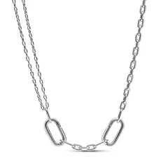 PANDORA - Collar De Cadena De Eslabones Doble Link Me Mujer