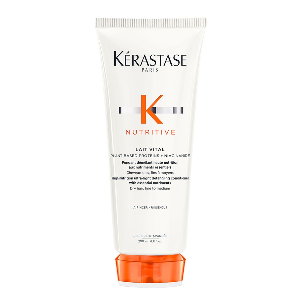 KERASTASE - Acondicionador Desenredante Cabello Seco Nutritive Lait Vital 200 ml Kerastase