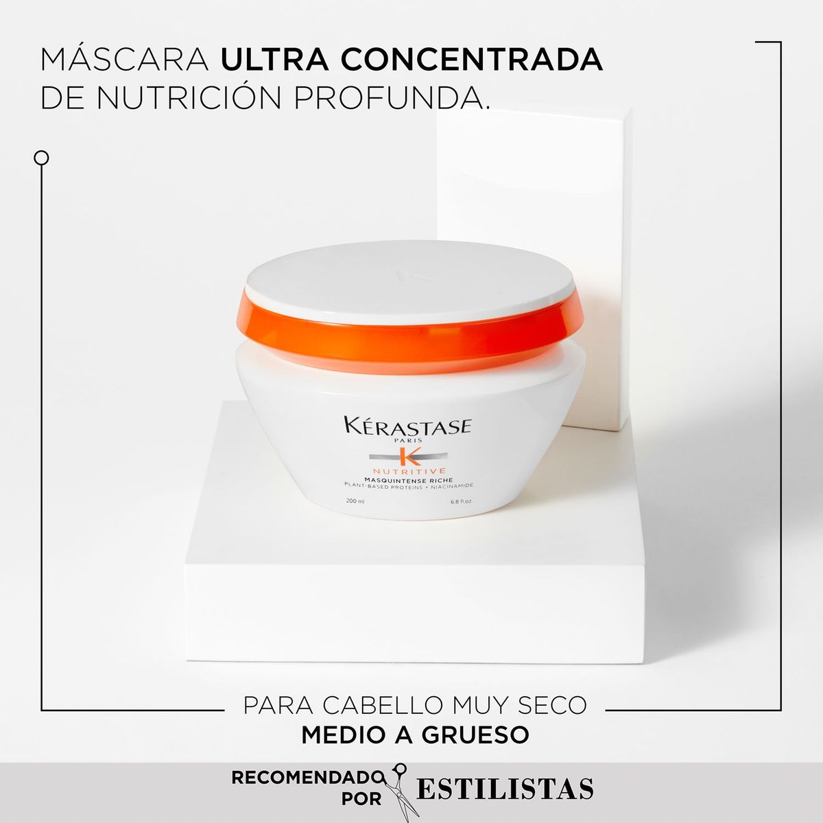 KERASTASE - Máscara Hidratante Cabello Medio A Grueso Nutritive 200 Ml Kerastase
