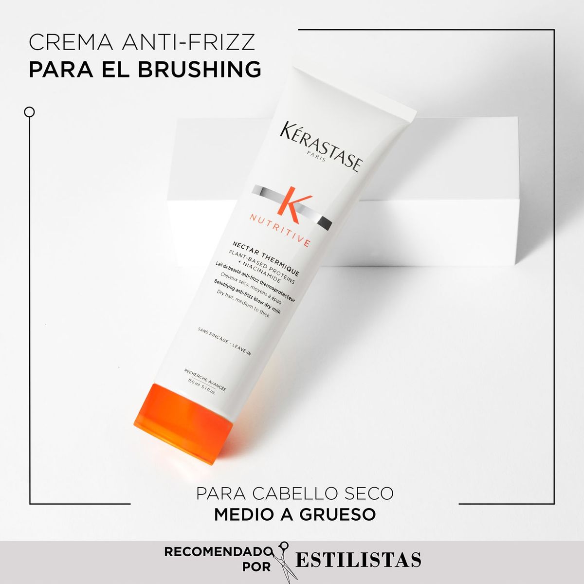 KERASTASE - Crema Termoprotectora Cabello Seco Nutritive Nectar Thermique 150 Ml Kérastase