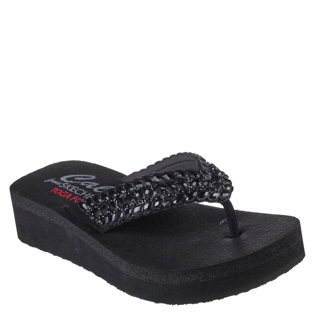 SKECHERS - Hawaiana Mujer Negro Skechers