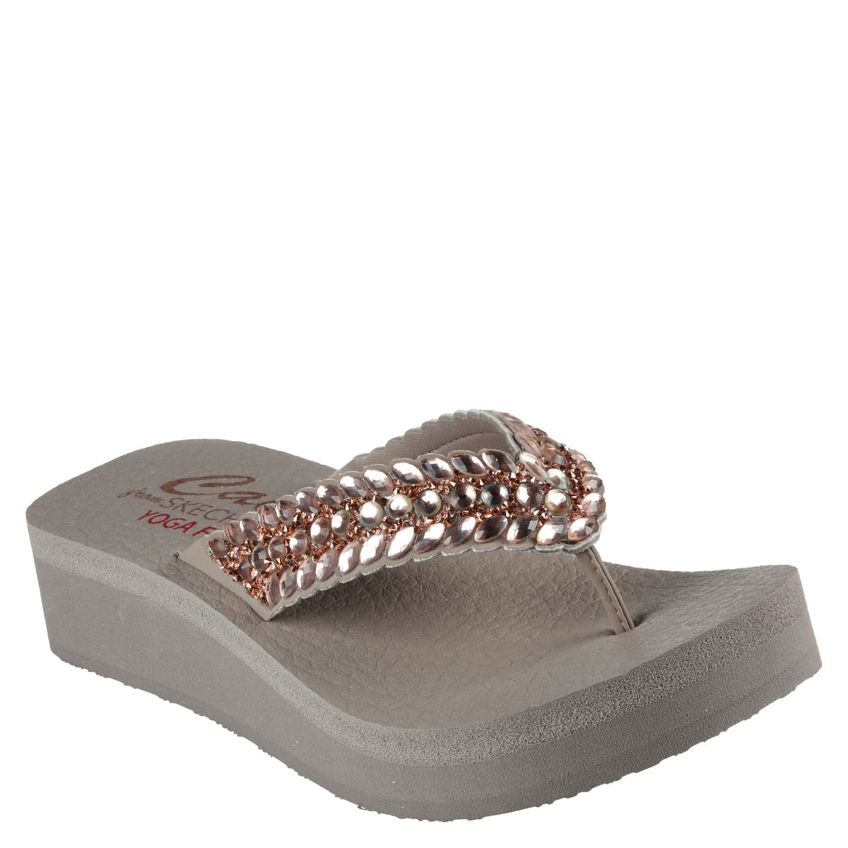 SKECHERS - Hawaiana Mujer Beige Skechers