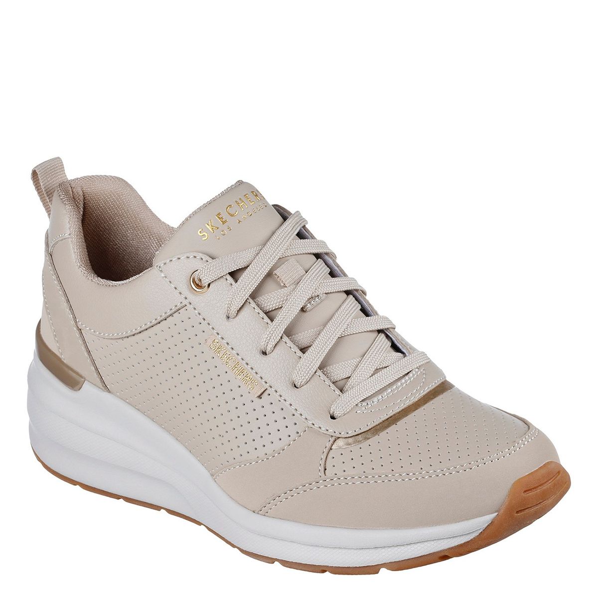 SKECHERS - Billion Zapatilla Urbana Mujer Beige Skechers