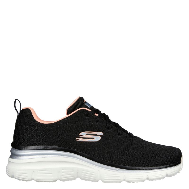 SKECHERS - Fashion Fit Zapatilla Urbana Mujer Negro Skechers