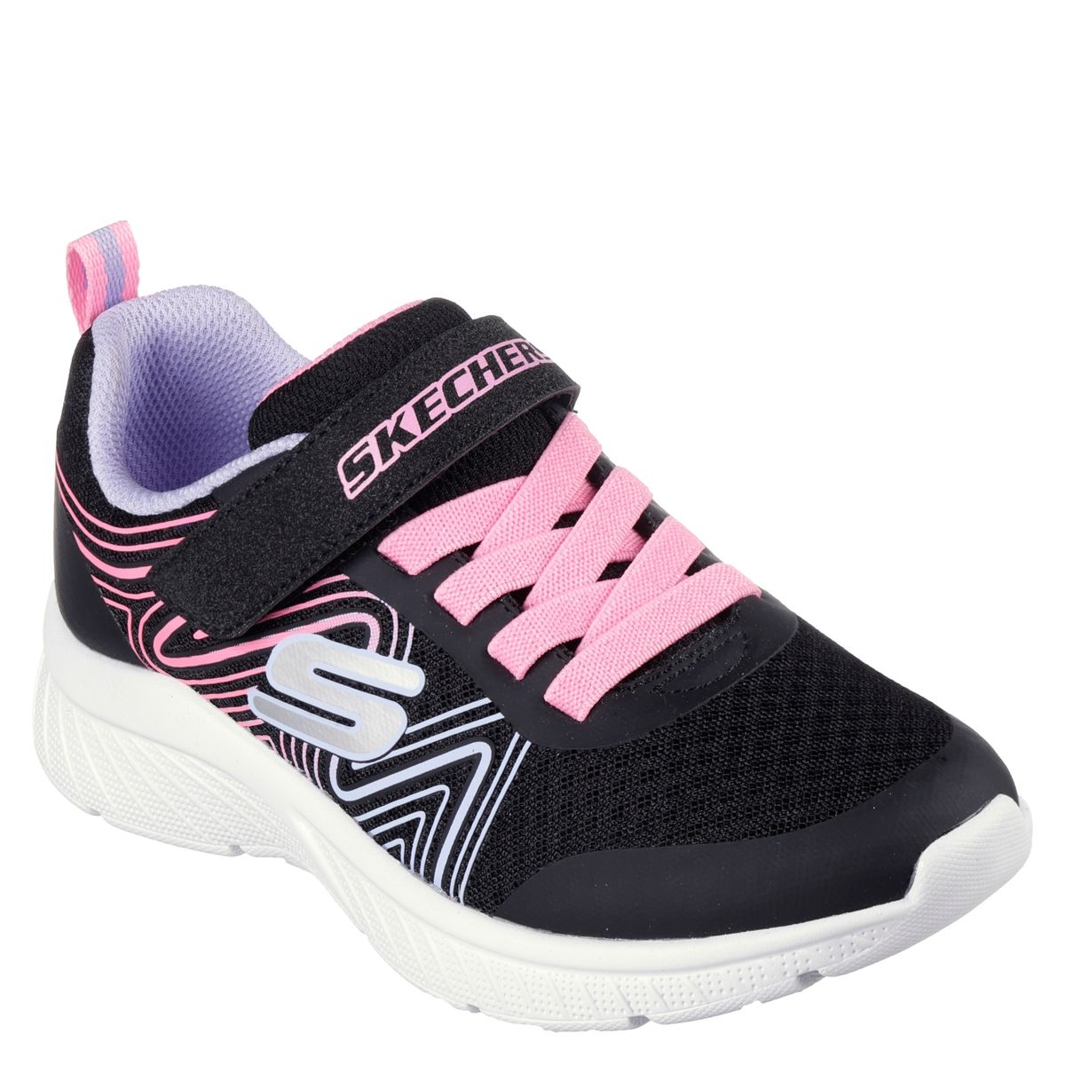 SKECHERS - Microspec Plus Zapatilla Urbana Niña Negro (26 a 33) Skechers