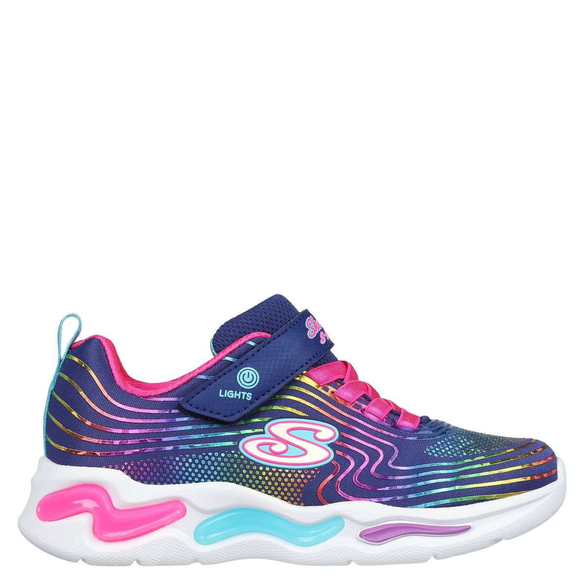 SKECHERS - Wavy Beams Zapatilla Urbana Niña Azul Skechers (26 a 33)