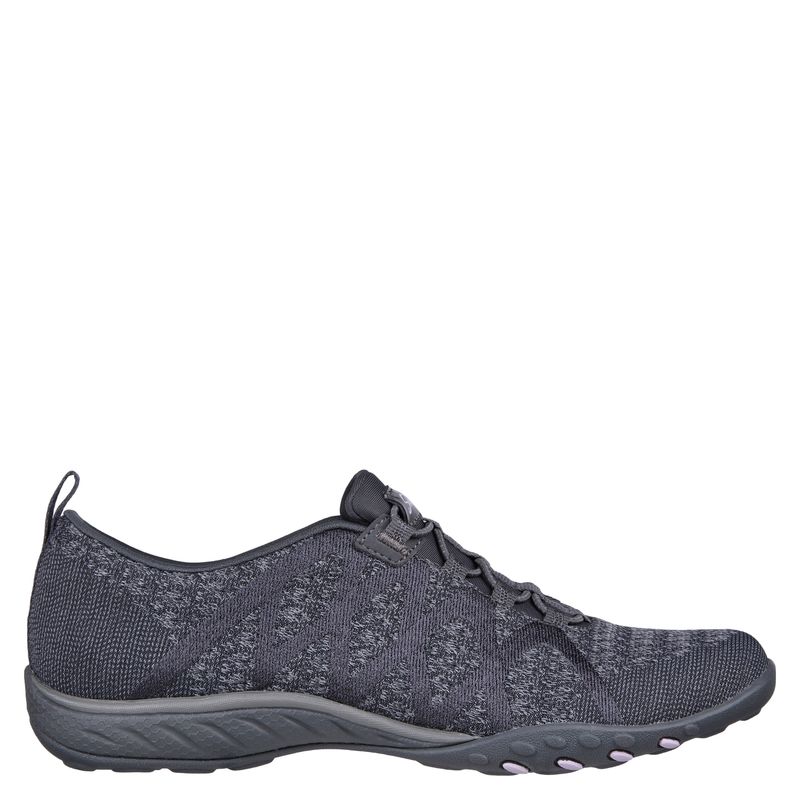 SKECHERS - Breathe-Easy Zapatilla Urbana Mujer Gris Skechers