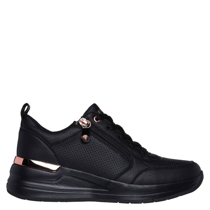 SKECHERS - Billion 2 Zapatilla Urbana Mujer Negro Skechers