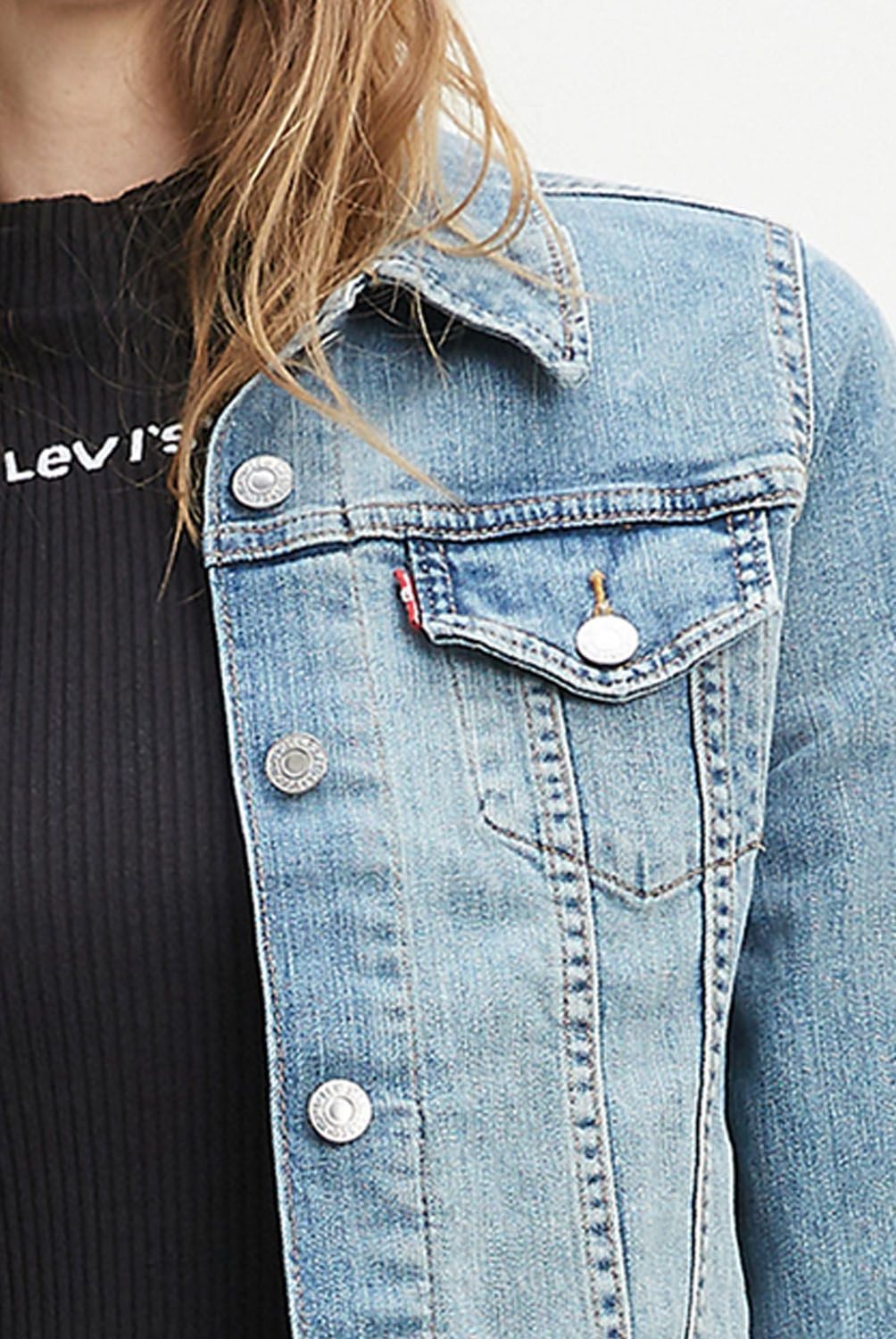 LEVIS - Chaqueta Trucker de Mezclilla Original Mujer Levis