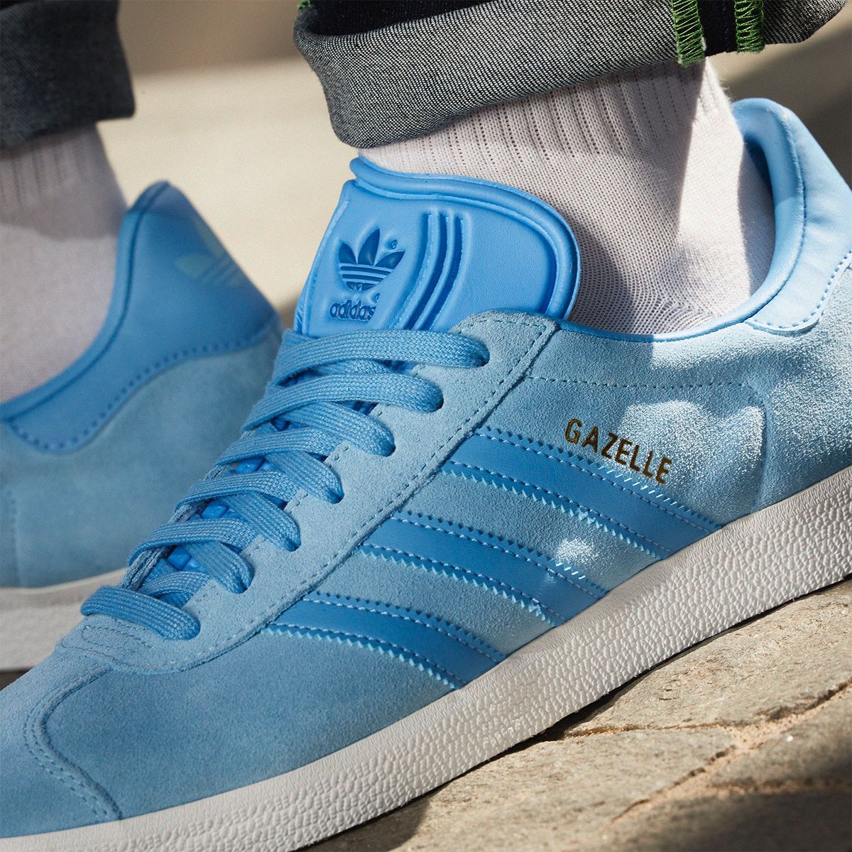 ADIDAS ORIGINALS - Gazelle Zapatilla Urbana Hombre Cuero Azul Adidas Originals