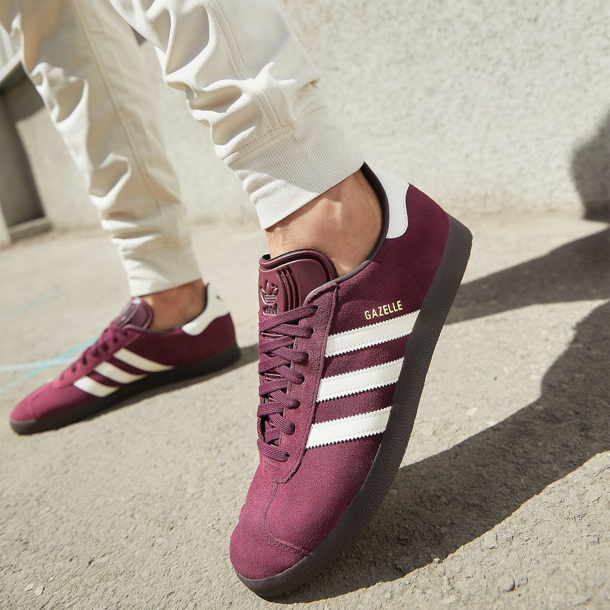 ADIDAS ORIGINALS - Gazelle Zapatilla Urbana Hombre Burdeo Adidas Originals