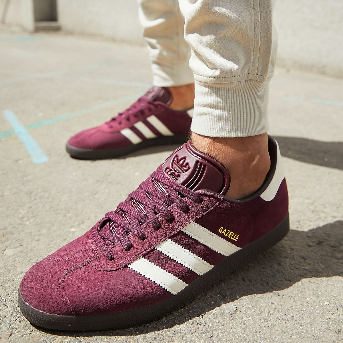 ADIDAS ORIGINALS - Gazelle Zapatilla Urbana Hombre Burdeo Adidas Originals