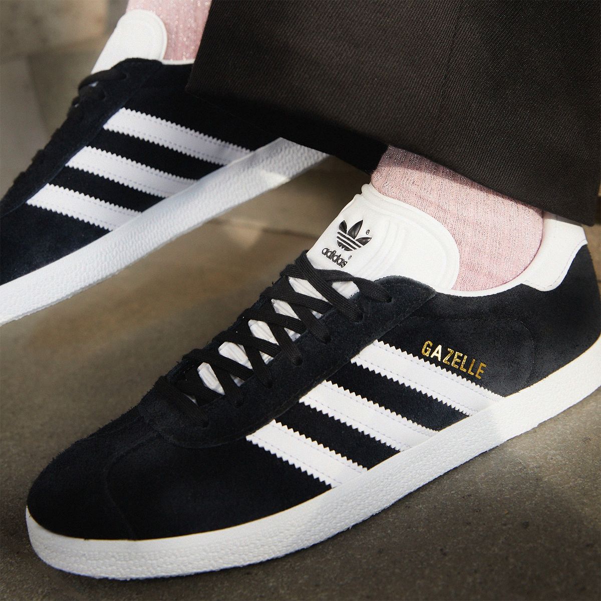 ADIDAS ORIGINALS - Gazelle Zapatilla Urbana Mujer Negro Adidas Originals