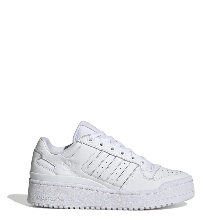 Forum Bold Stripes Zapatilla Urbana Mujer Blanca Plataforma Cuero