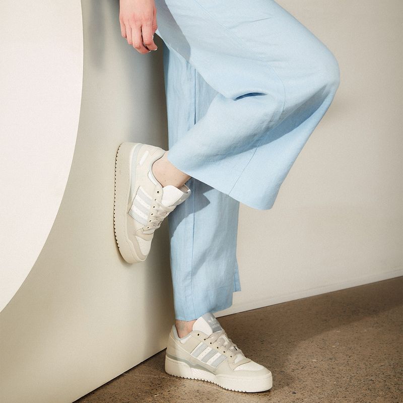 ADIDAS ORIGINALS - Forum Bold Stripes Zapatilla Urbana Mujer Gris Adidas Originals