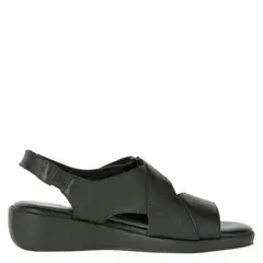 HUSH PUPPIES - Sandalia Mujer Cuero Negro