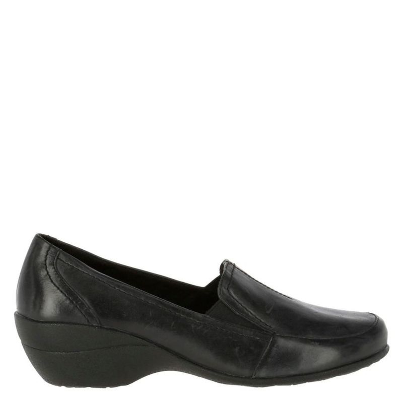 HUSH PUPPIES - Zapato Casual Mujer Cuero Negro Hush Puppies