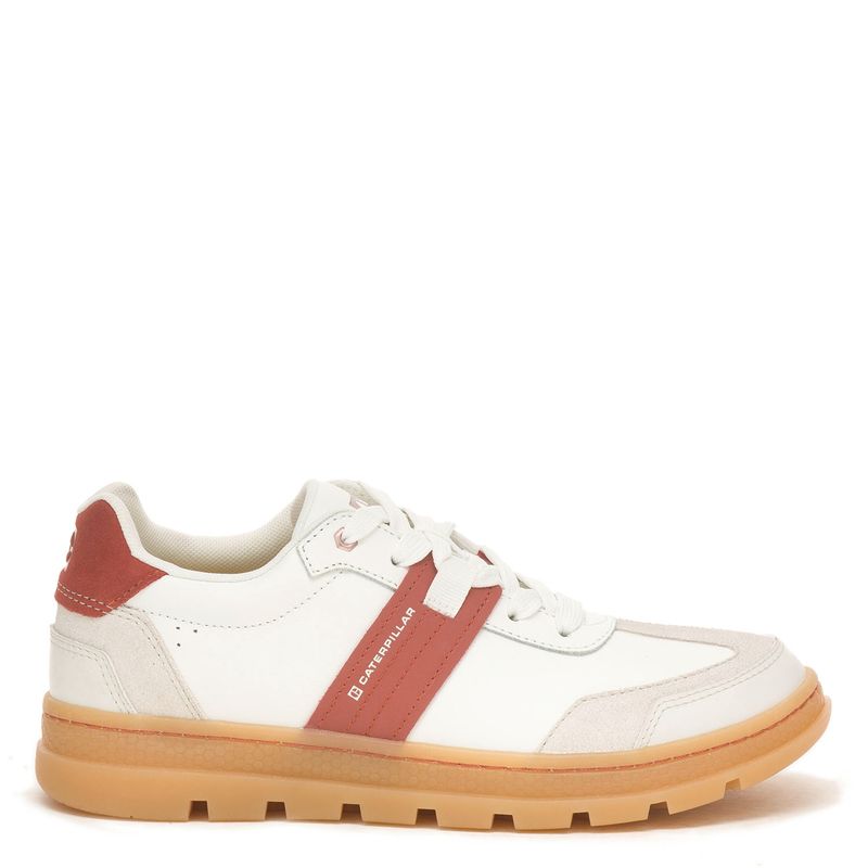 CAT - Zapatilla Urbana Mujer Cuero Blanco Cat