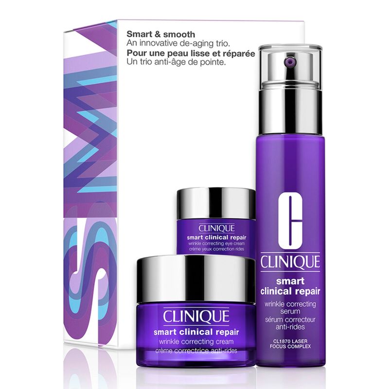 CLINIQUE - Set Rutina Antiedad Clinique Smart Clinical Repair Serum