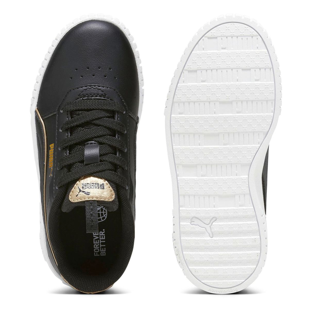 PUMA - Carina 2.0 Pop Up Metallics Ps Zapatilla Urbana Niña Negro Puma