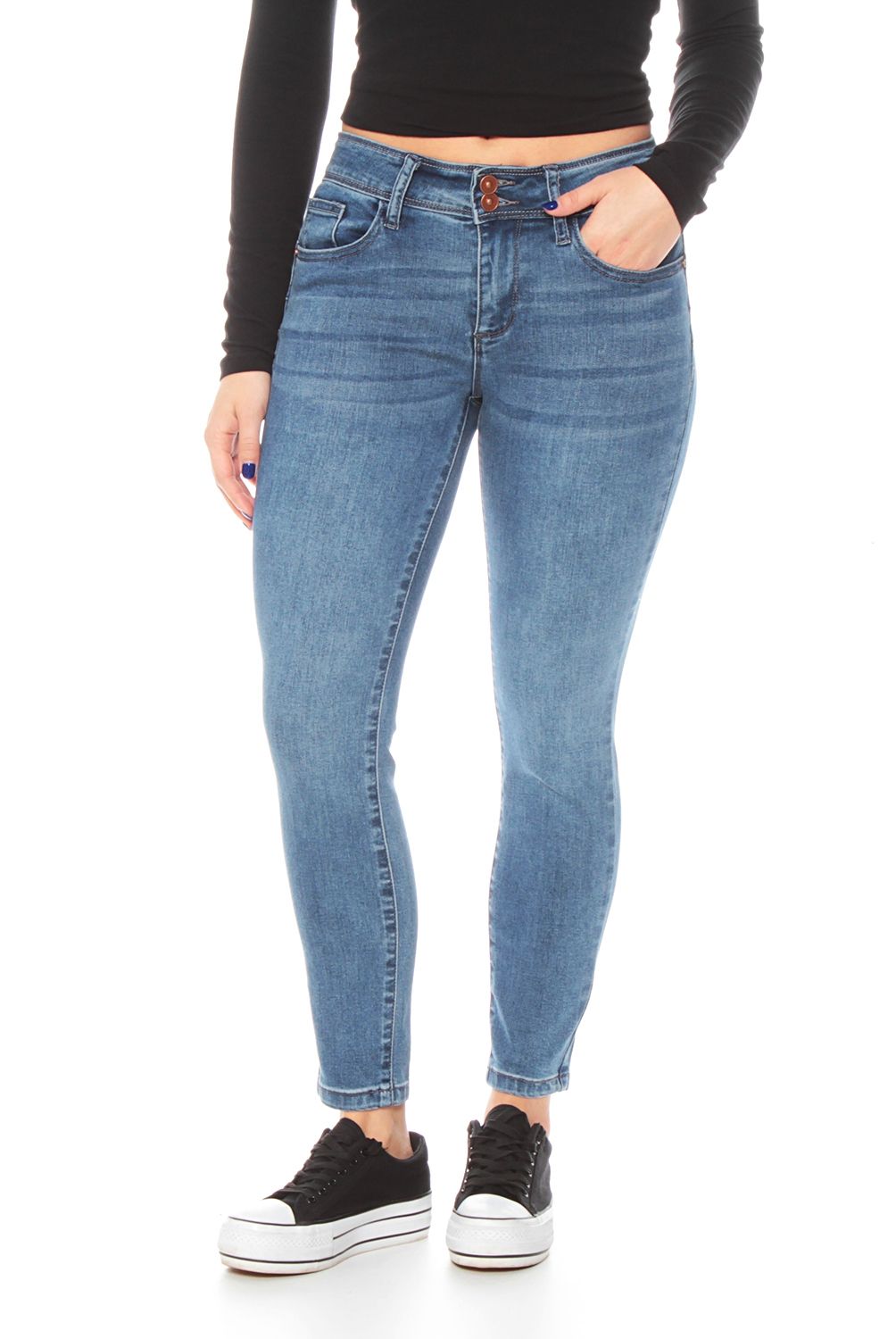 WADOS - Wados Jeans Skinny Tiro Alto Mujer