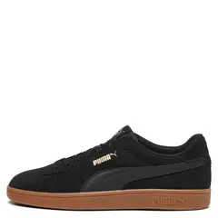 PUMA - Smash 3.0 Zapatilla Urbana Hombre Cuero Negro