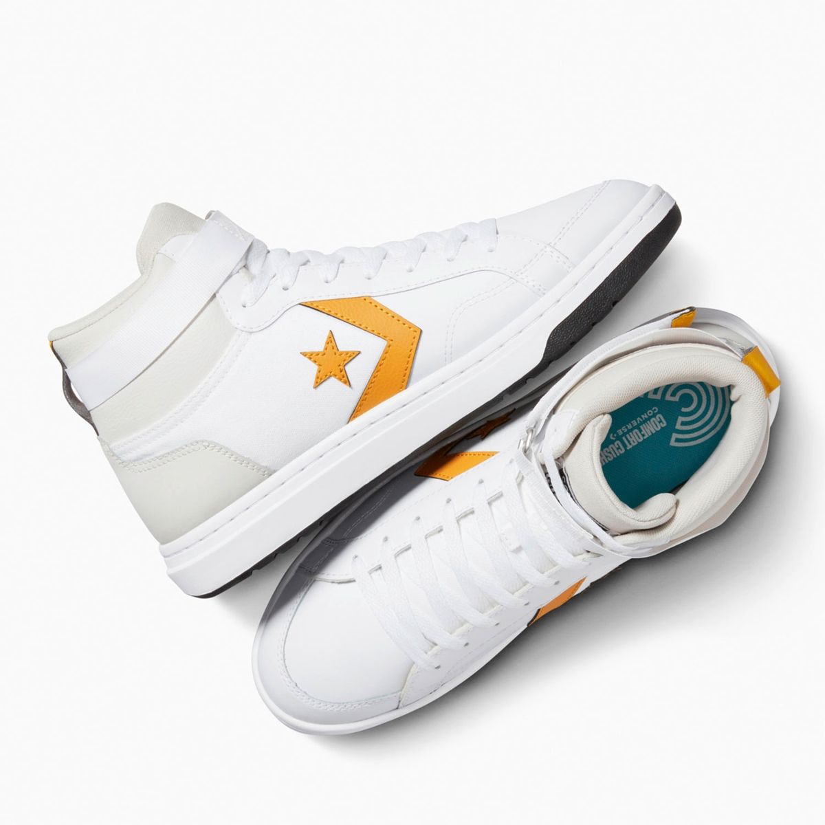 CONVERSE - Pro Blaze V2 Zapatilla Urbana Hombre Cuero Blanco Converse