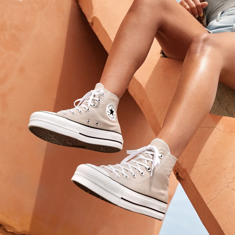 CONVERSE - Chuck Taylor All Star Lift Zapatilla Urbana Mujer Beige Converse
