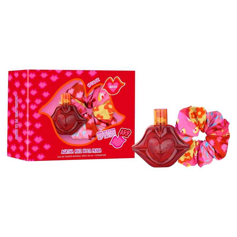 AGATHA RUIZ DE LA PRADA - Set Perfume Mujer Beso EDT 50Ml + Scrunchie Agatha Ruiz De La Prada