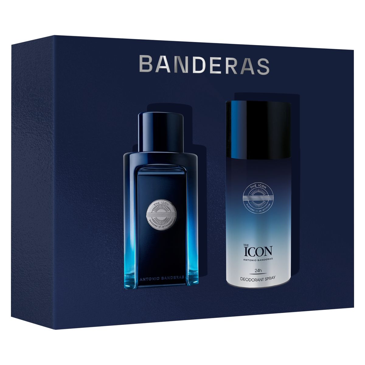BANDERAS - Set Perfume Hombre The Icon EDT 100Ml + Desodorante Antonio Banderas