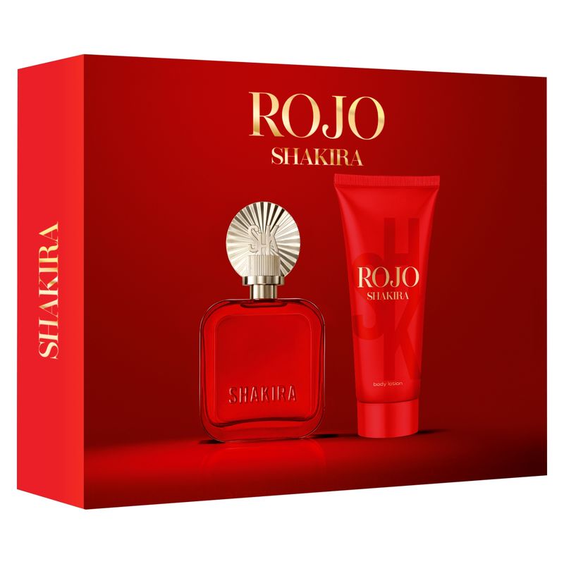 SHAKIRA - Set Regalo Shakira Perfume Mujer Rojo EDP 50ml + Body Lotion 75ml