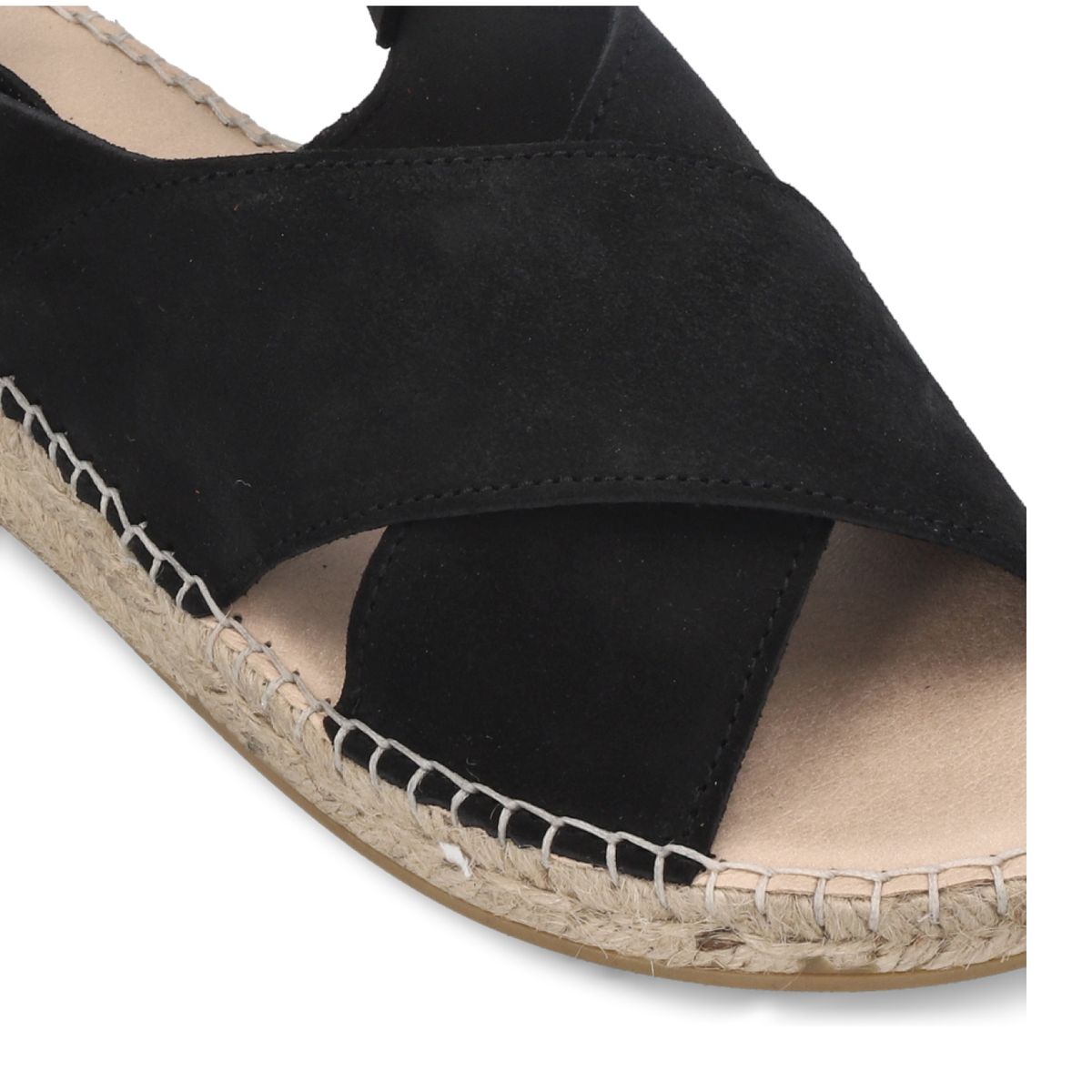URCO - Sandalia Mujer Cuero Negro Urco