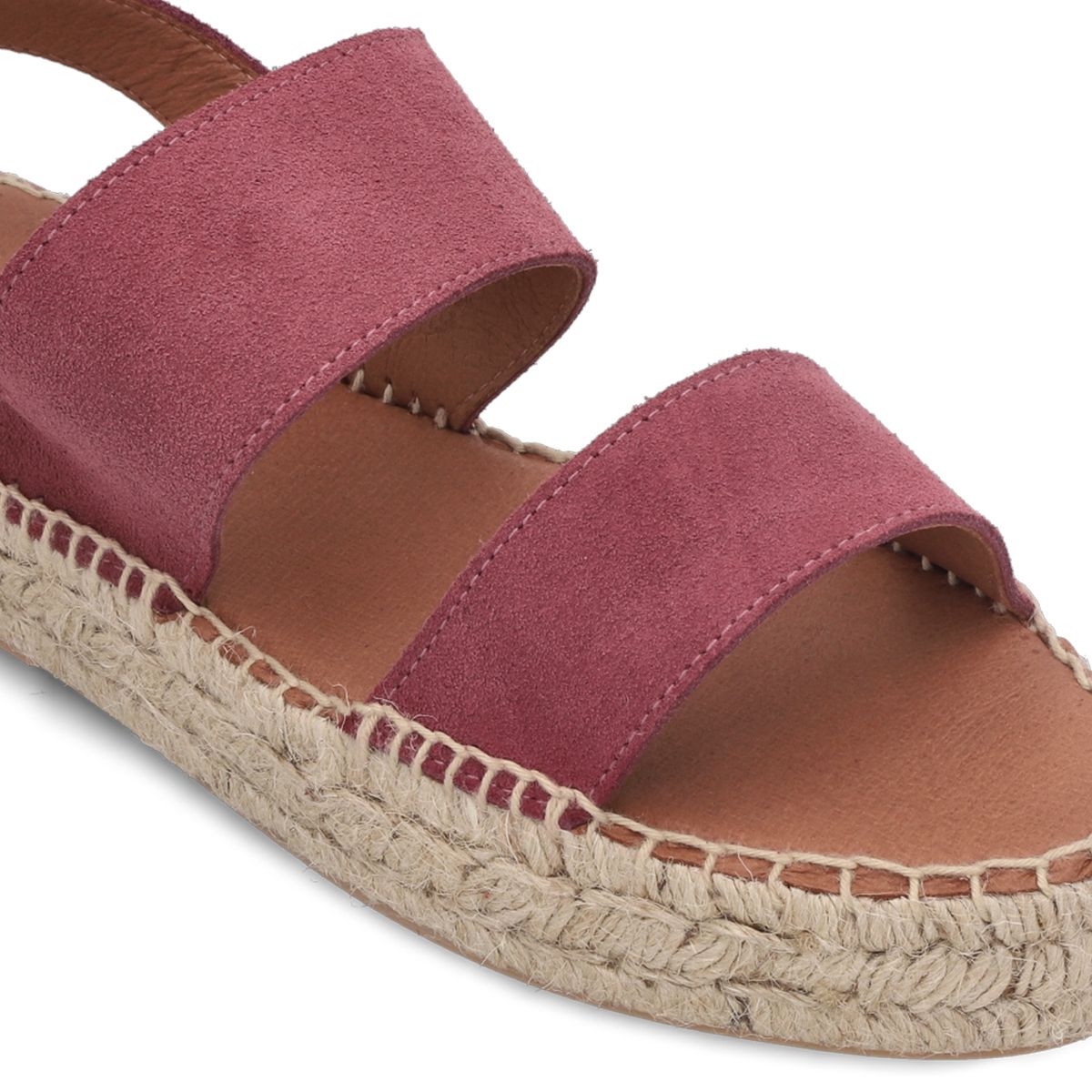 URCO - Sandalia Mujer Cuero Burdeo Urco