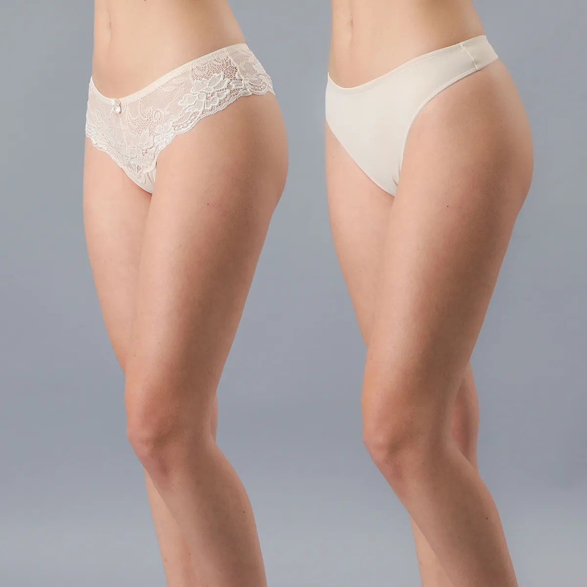 FLORES - Calzón Pack De 2 Colaless Mujer Flores