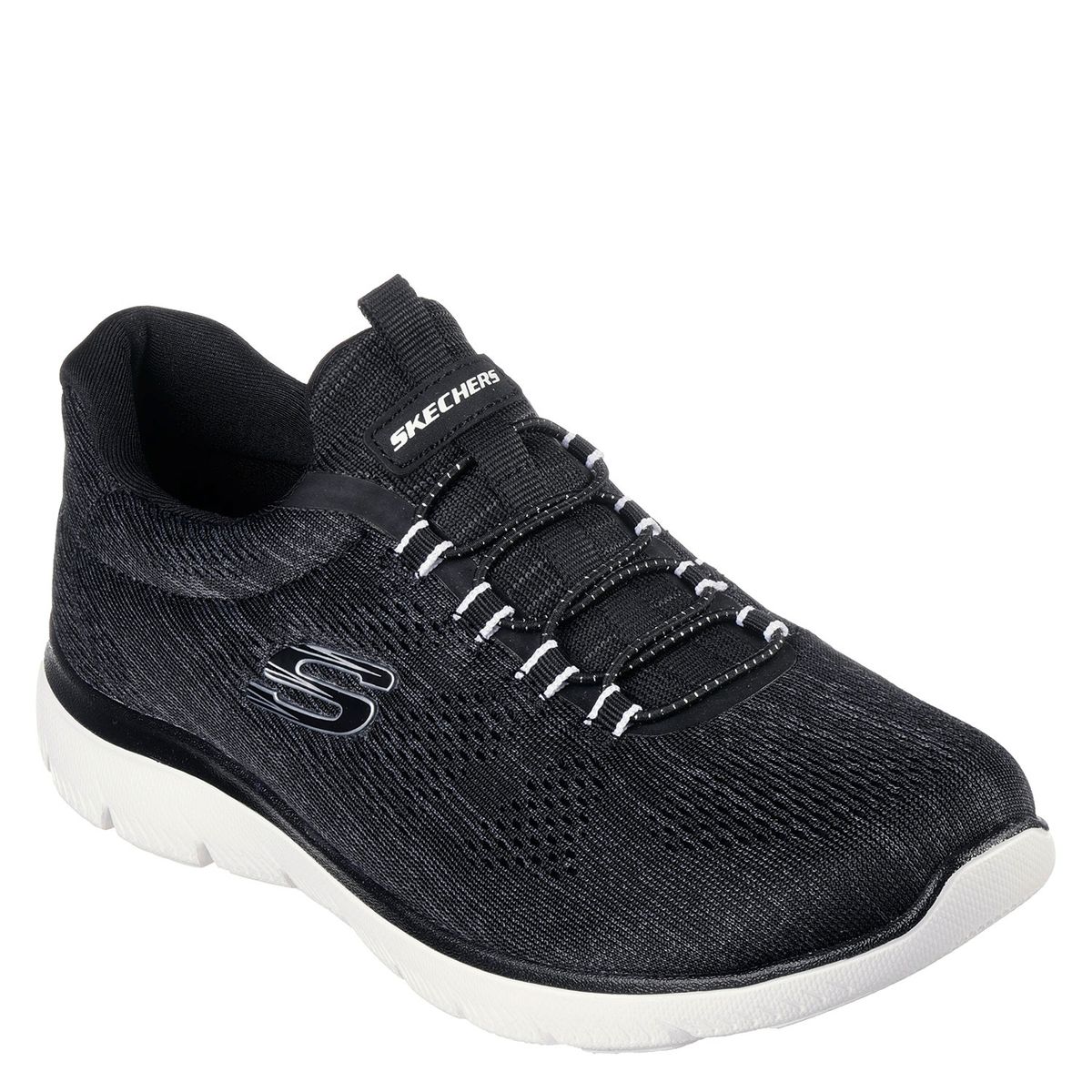SKECHERS - Summits Zapatilla Running Mujer Negro Skechers
