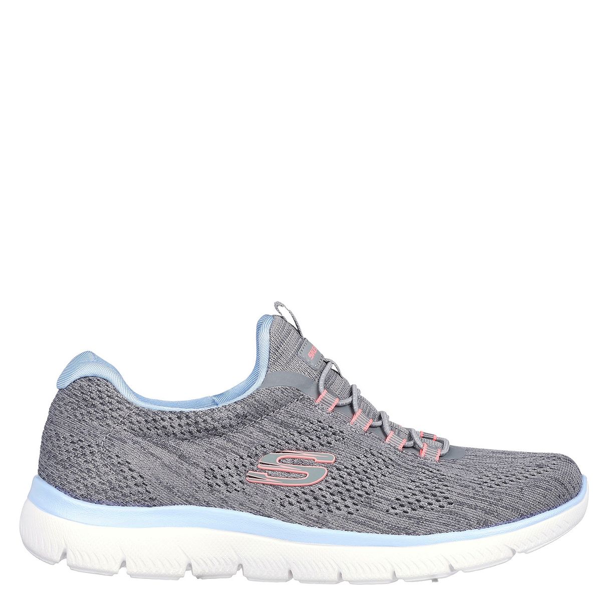 SKECHERS - Summits Zapatilla Running Mujer Gris Skechers